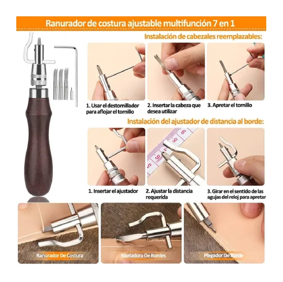 Juego De Herramientas Para Trabajar Cuero