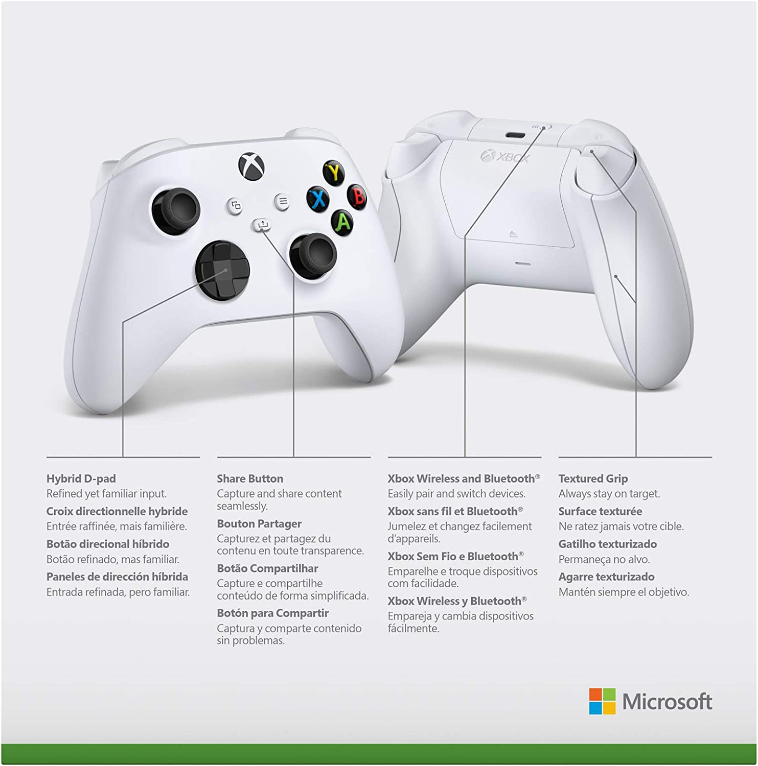 Xbox One Series S / X Control Inalambrico Xbox Robot White