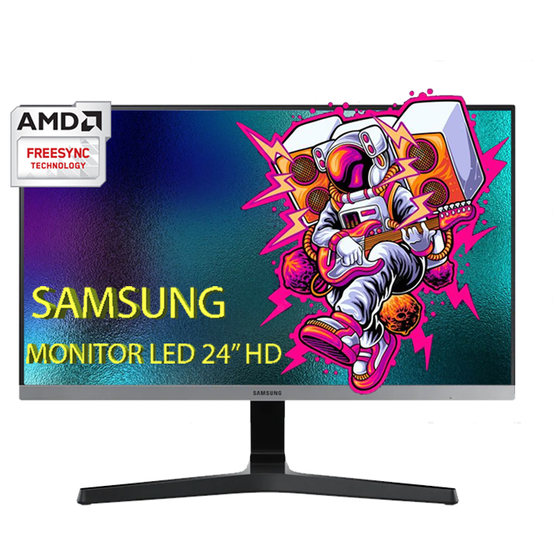 Monitor Samsung Gamer 24 Pulgadas Led FHD Freesync 