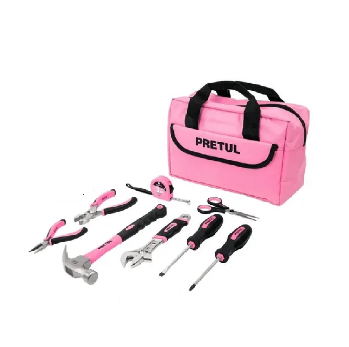 Set De Herramientas Basico, Color Rosa c/Estuche