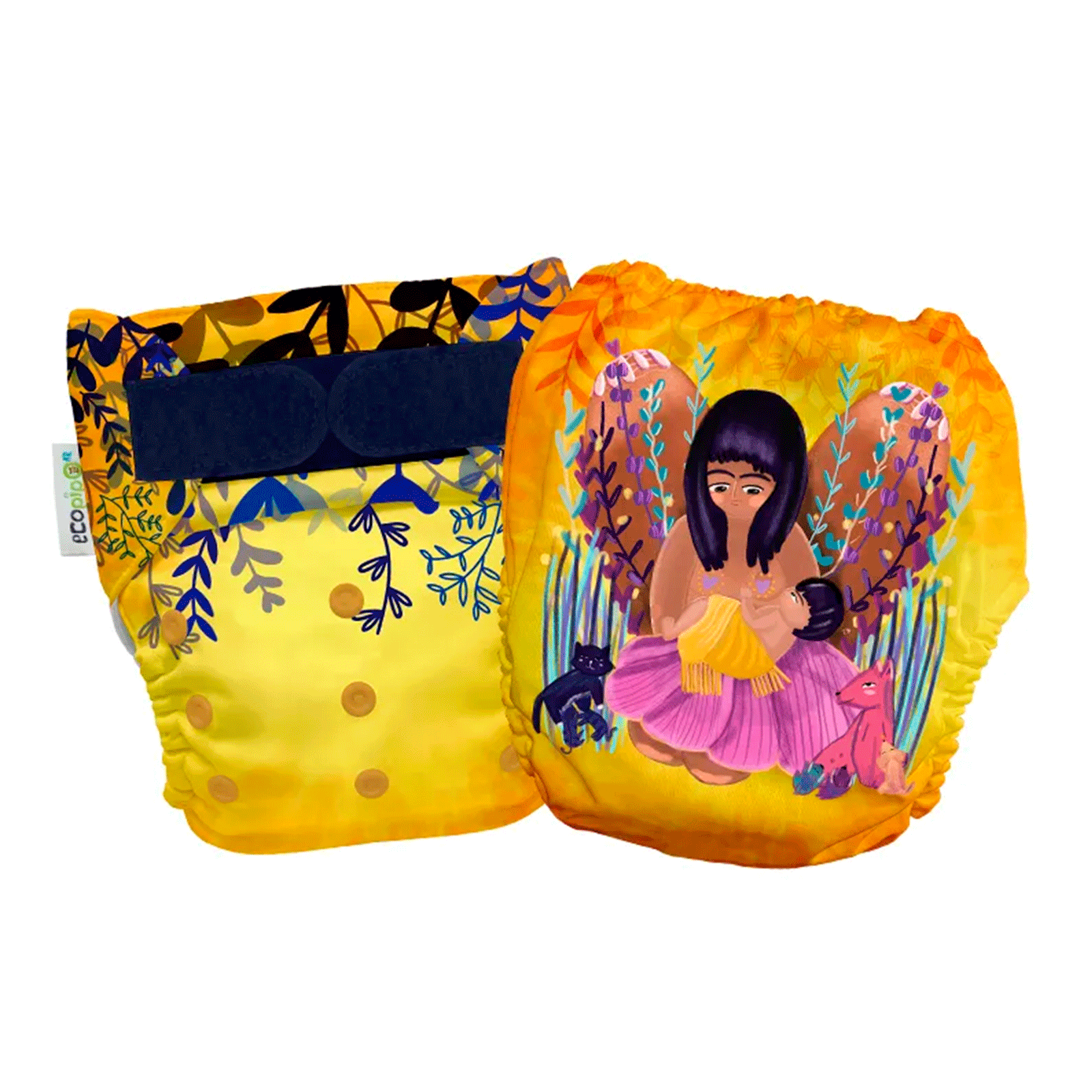  Pañal ecológico Ecopipo 1 pieza estampada, unitalla, reusable y lavable