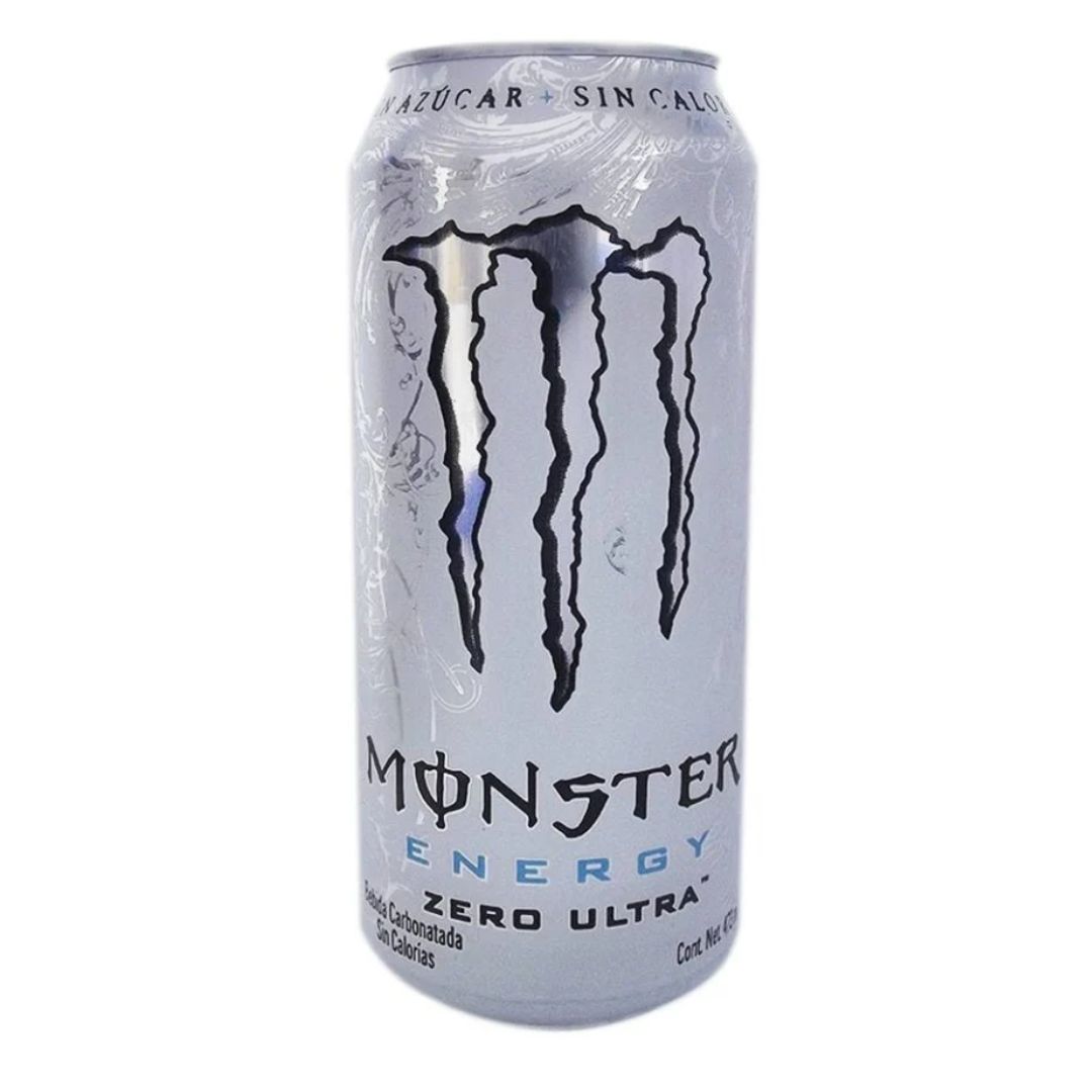 Bebida Energizante Monster Zero Ultra 473 Ml Sin Azúcar