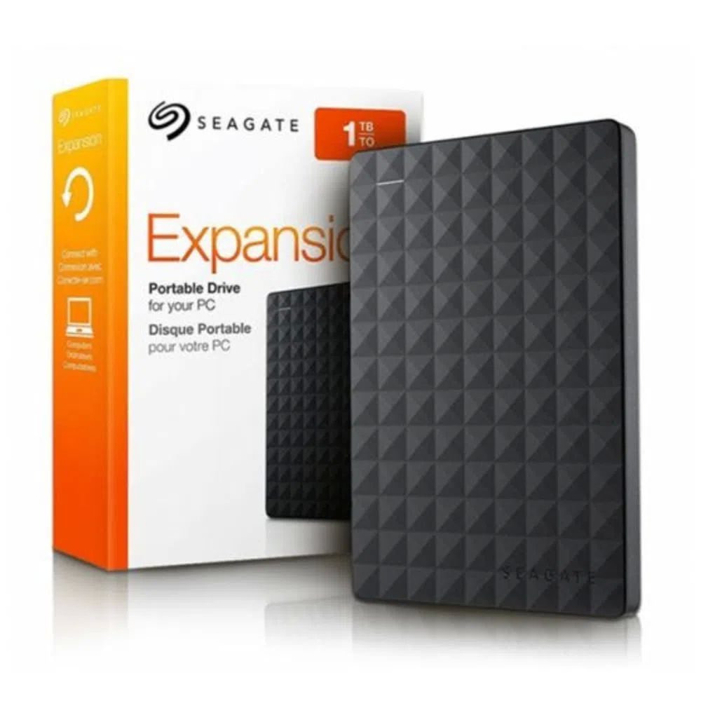 Disco duro externo Seagate Expansion STEA1000400 1TB negro