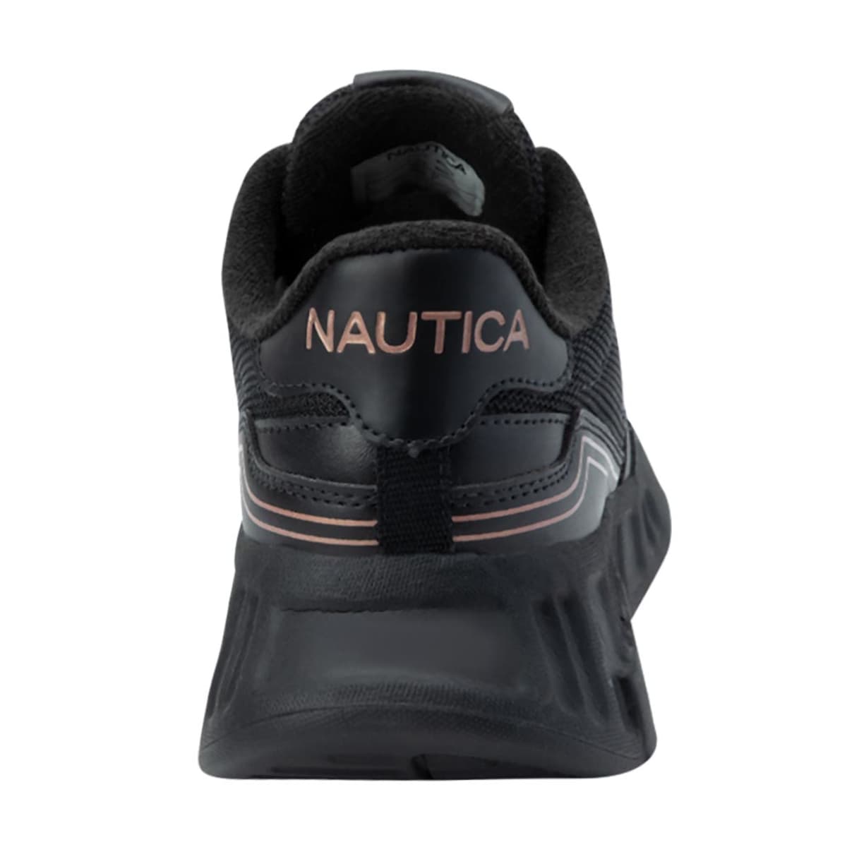 Tenis Casual Urbano Choclo Nautica color Negro para Mujer Tyan 1035206