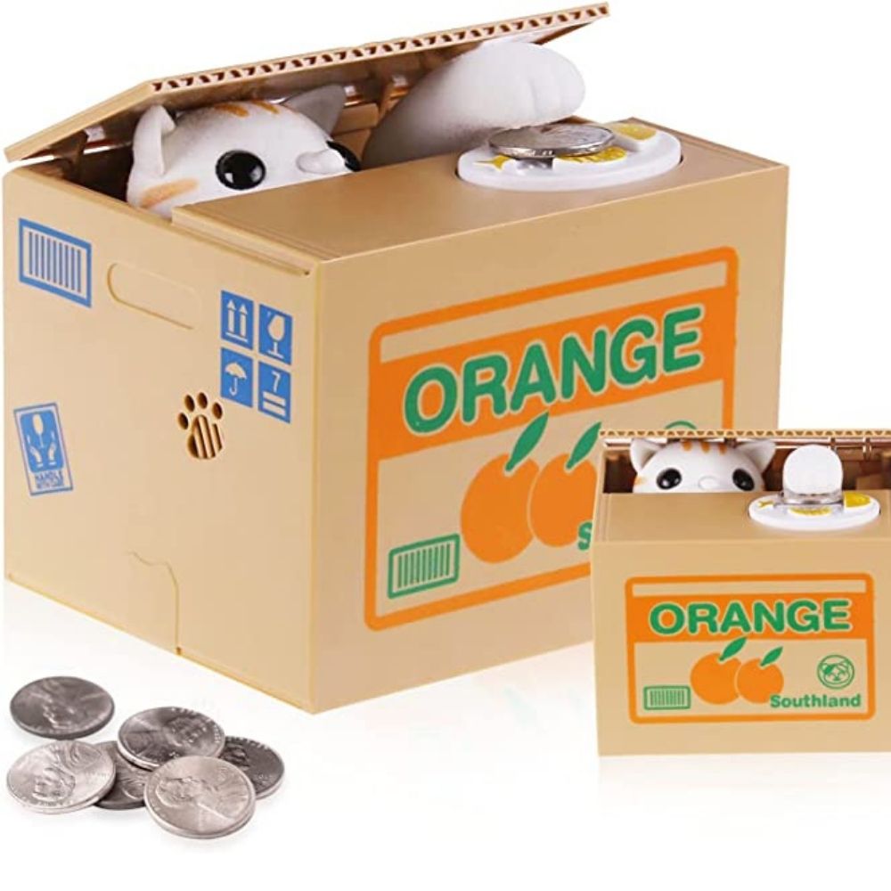 Alcancia Gato Gadgets & fun roba monedas