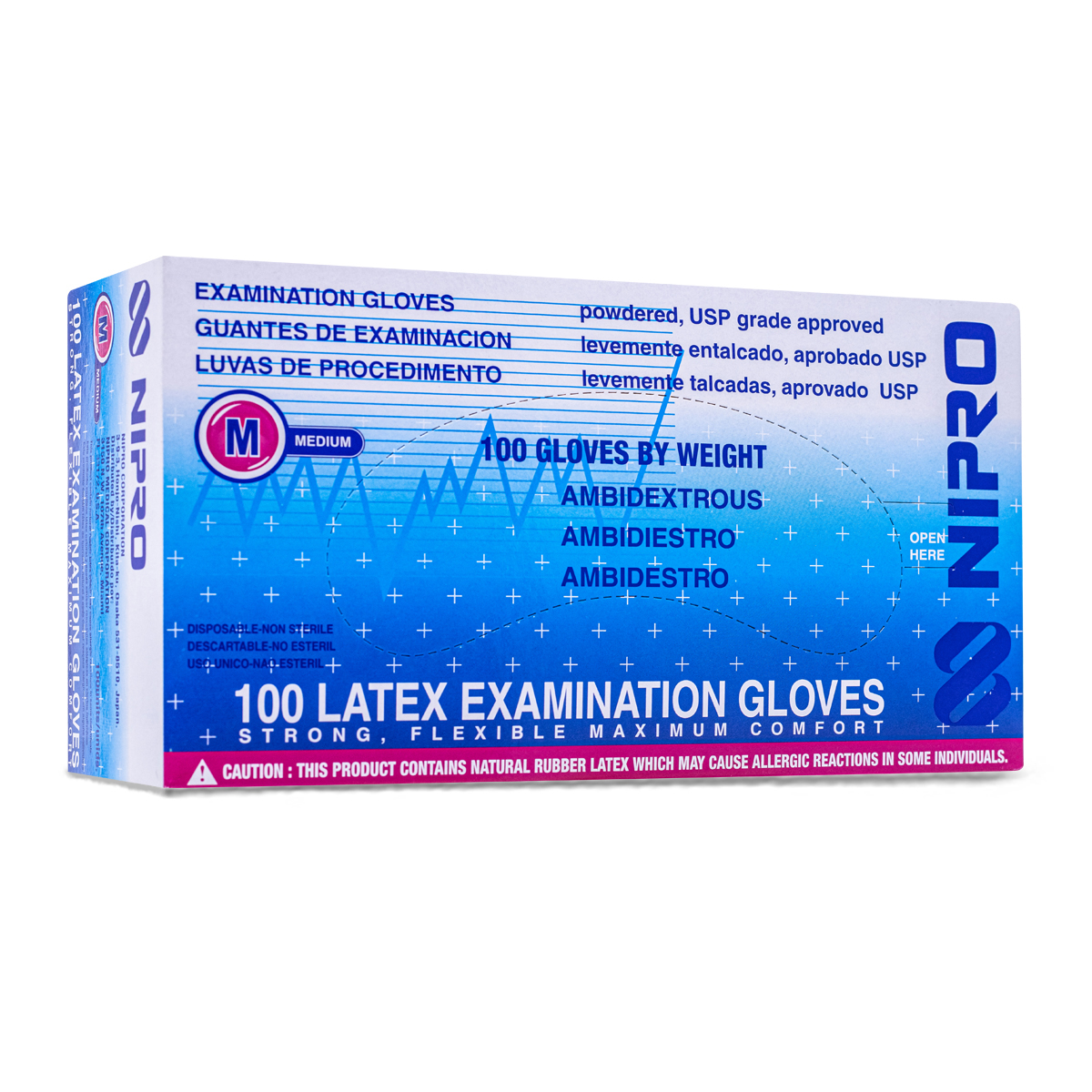Guantes De Examinación Nipro Medianos 100 Piezas Nipro Medical