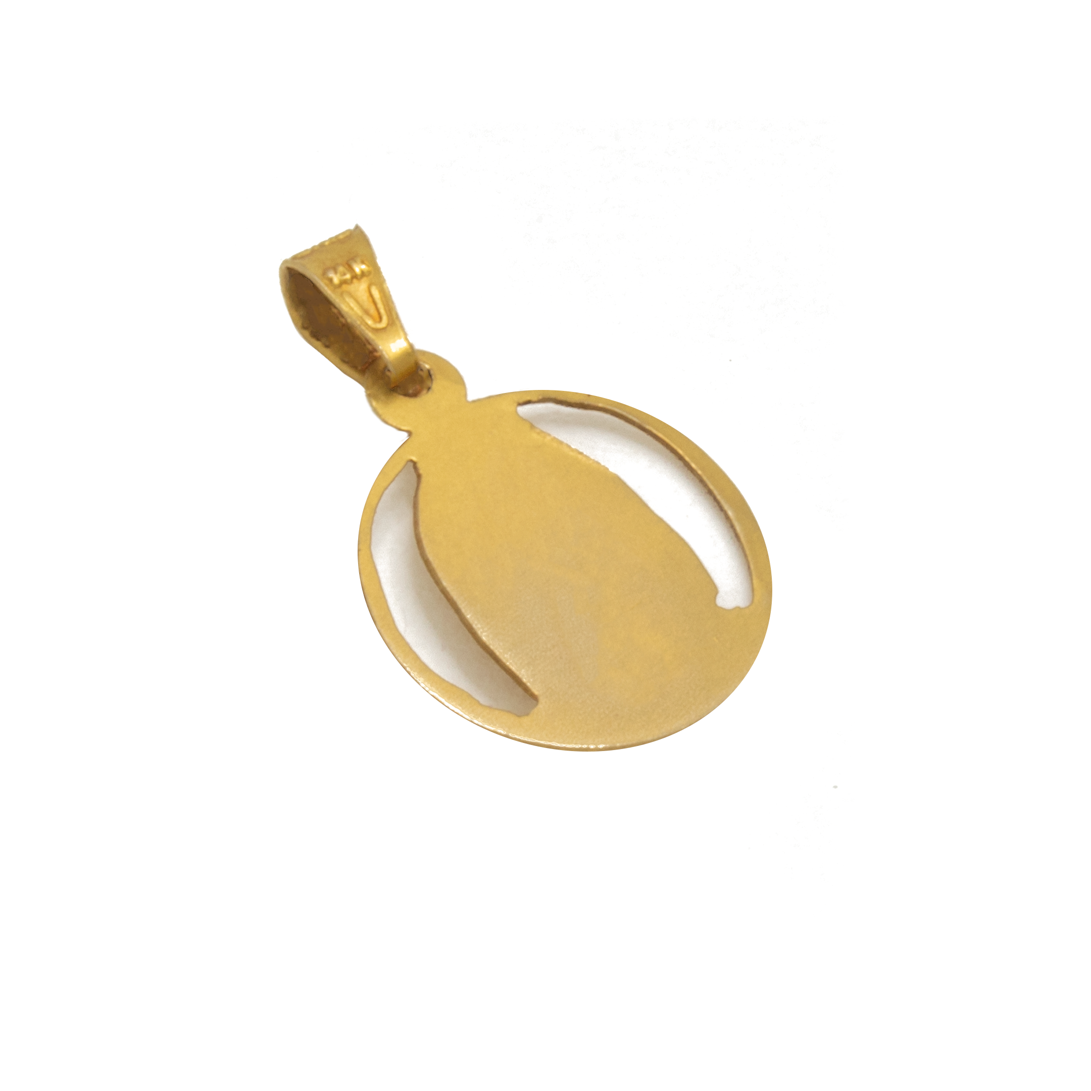 Medalla Virgen de Guadalupe Oro 14 Kilates.