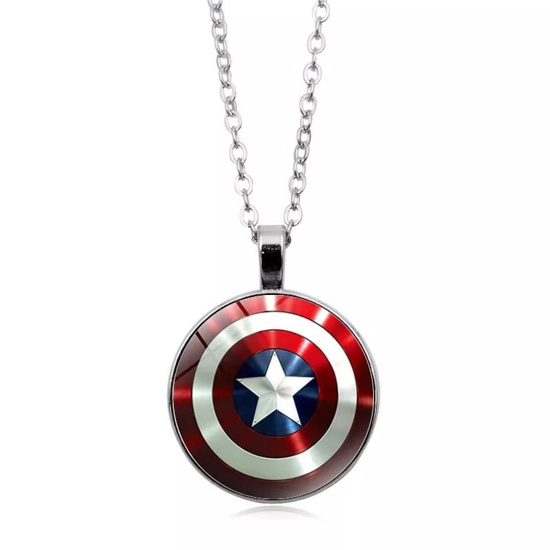 Collar Escudo Capitán América Avengers Marvel Infinity End