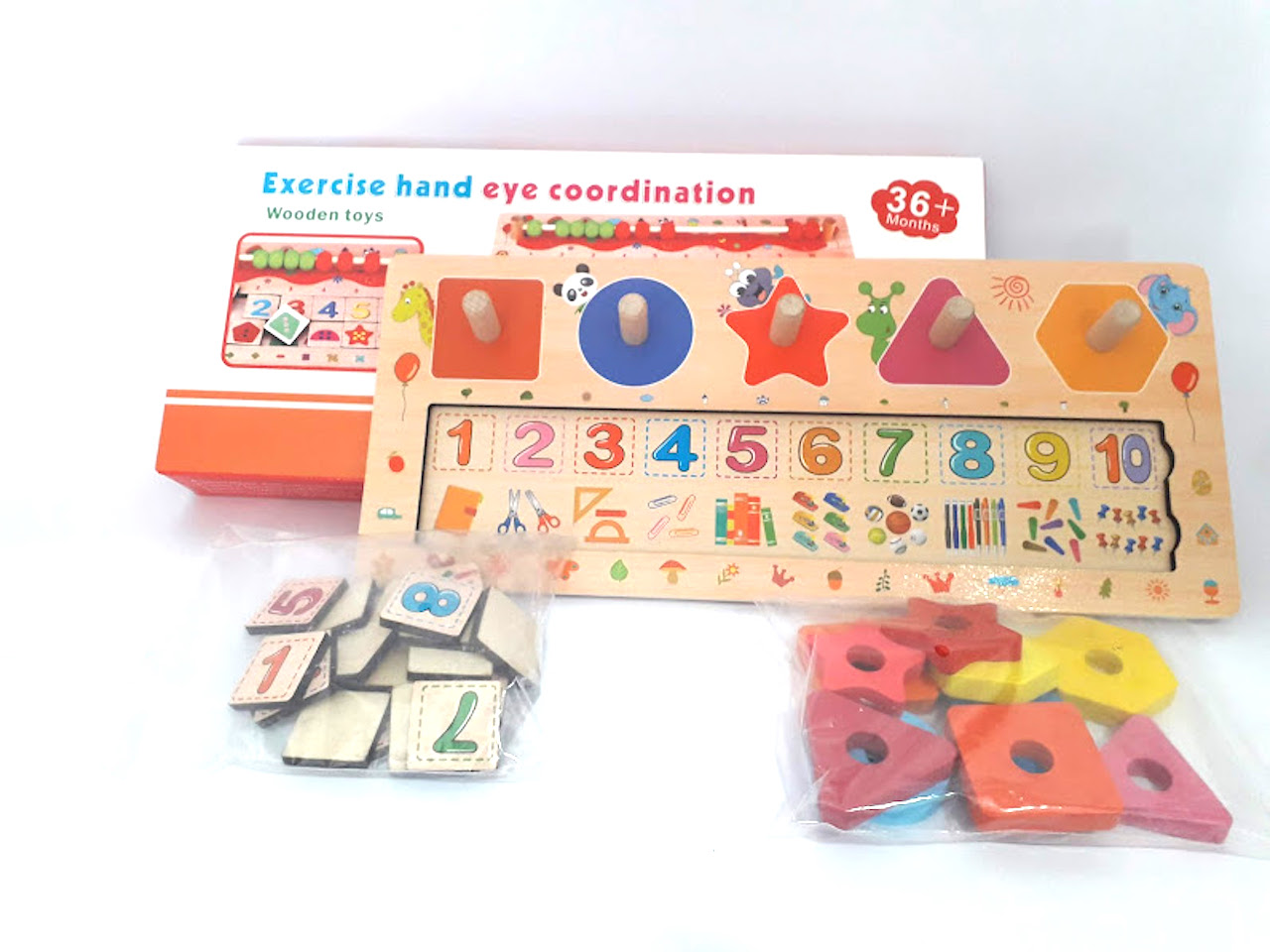 Juego diáctico madera