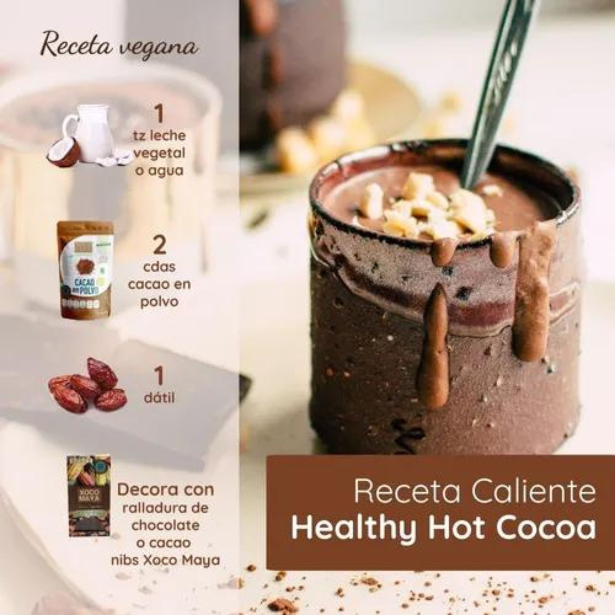 Cacao En Polvo Orgánico 200g Raw Xoco Maya