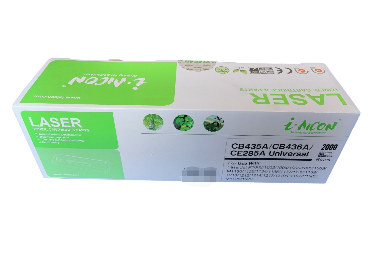 Cartucho tóner  CB435A (35 A) compatible  genérico nuevo para uso en, HP 1132w, CE285A, CB236A