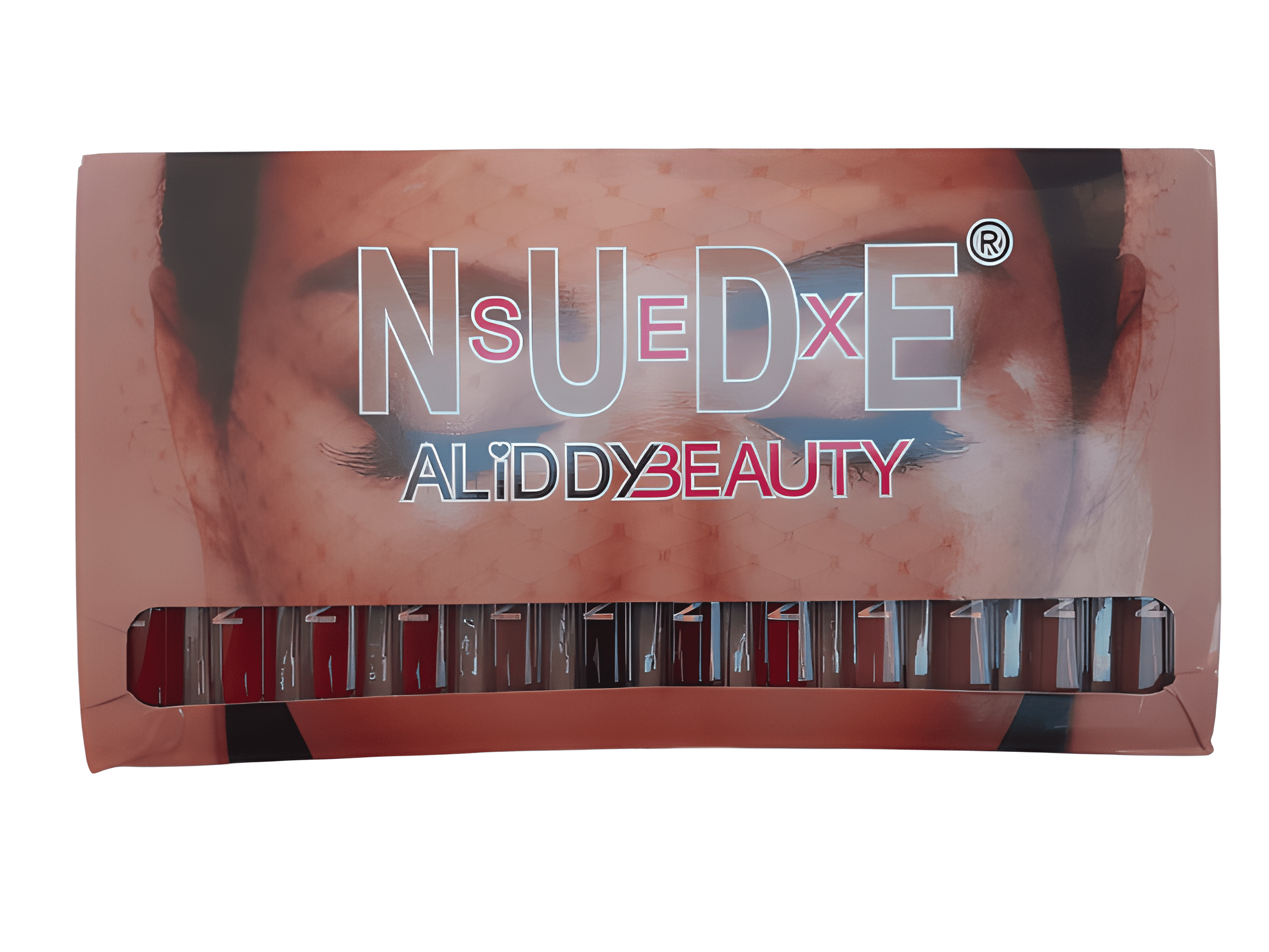 Set de 12 Labiales Mate Larga Duracion Nude