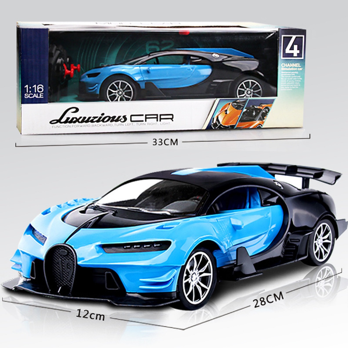 Carro de control remoto de lujo