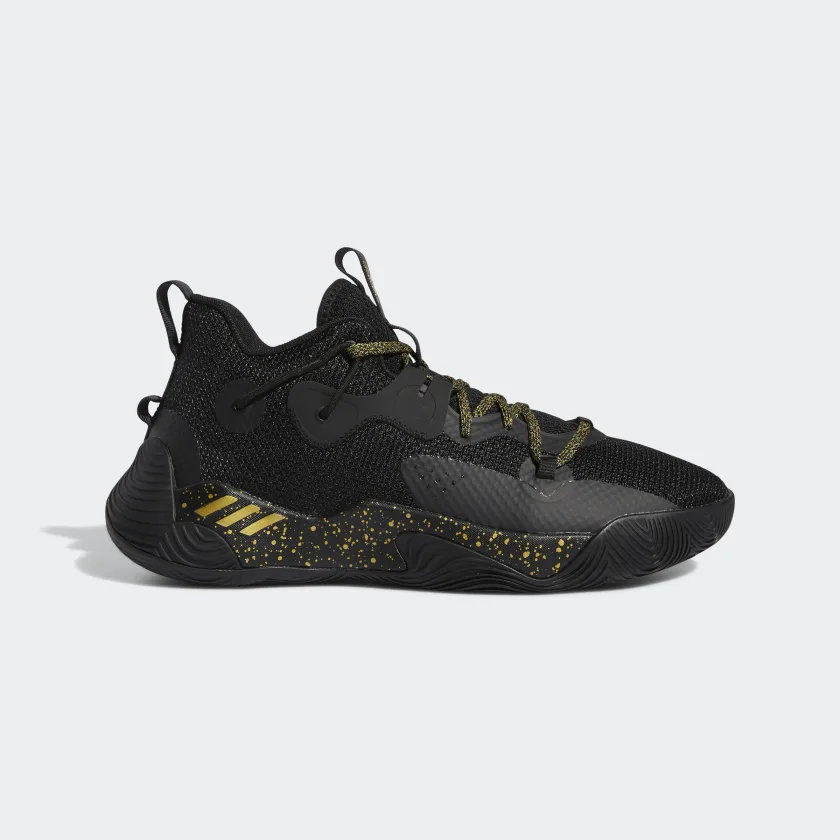 Tenis Adidas Harden Stepback 3 Negro Oro de Caballero