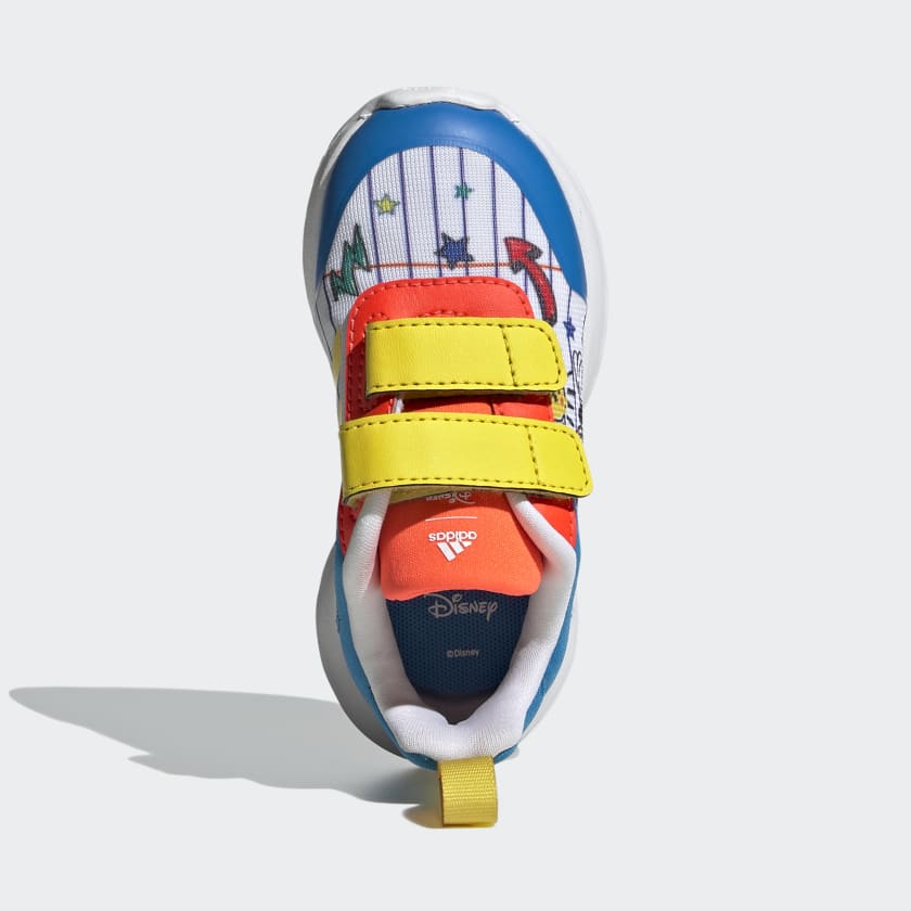 Tenis Adidas Tensaur Mickey Mouse Blanco Azul de Bebé Original