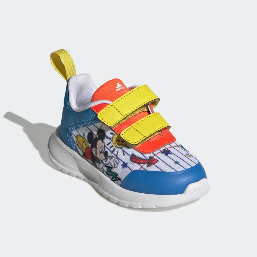Tenis Adidas Tensaur Mickey Mouse Blanco Azul de Bebé Original