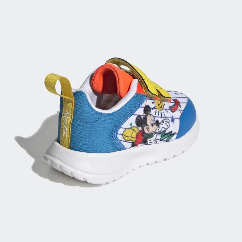Tenis Adidas Tensaur Mickey Mouse Blanco Azul de Bebé Original