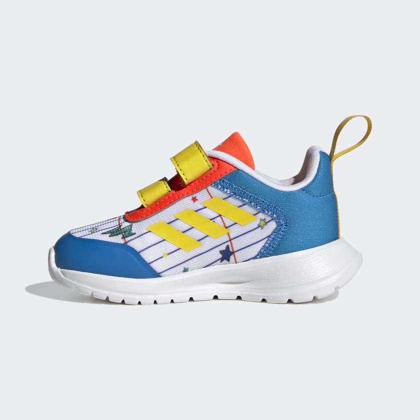 Tenis Adidas Tensaur Mickey Mouse Blanco Azul de Bebé Original