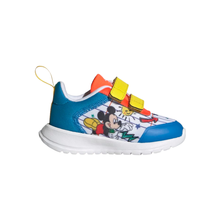 Tenis Adidas Tensaur Mickey Mouse Blanco Azul de Bebé Original