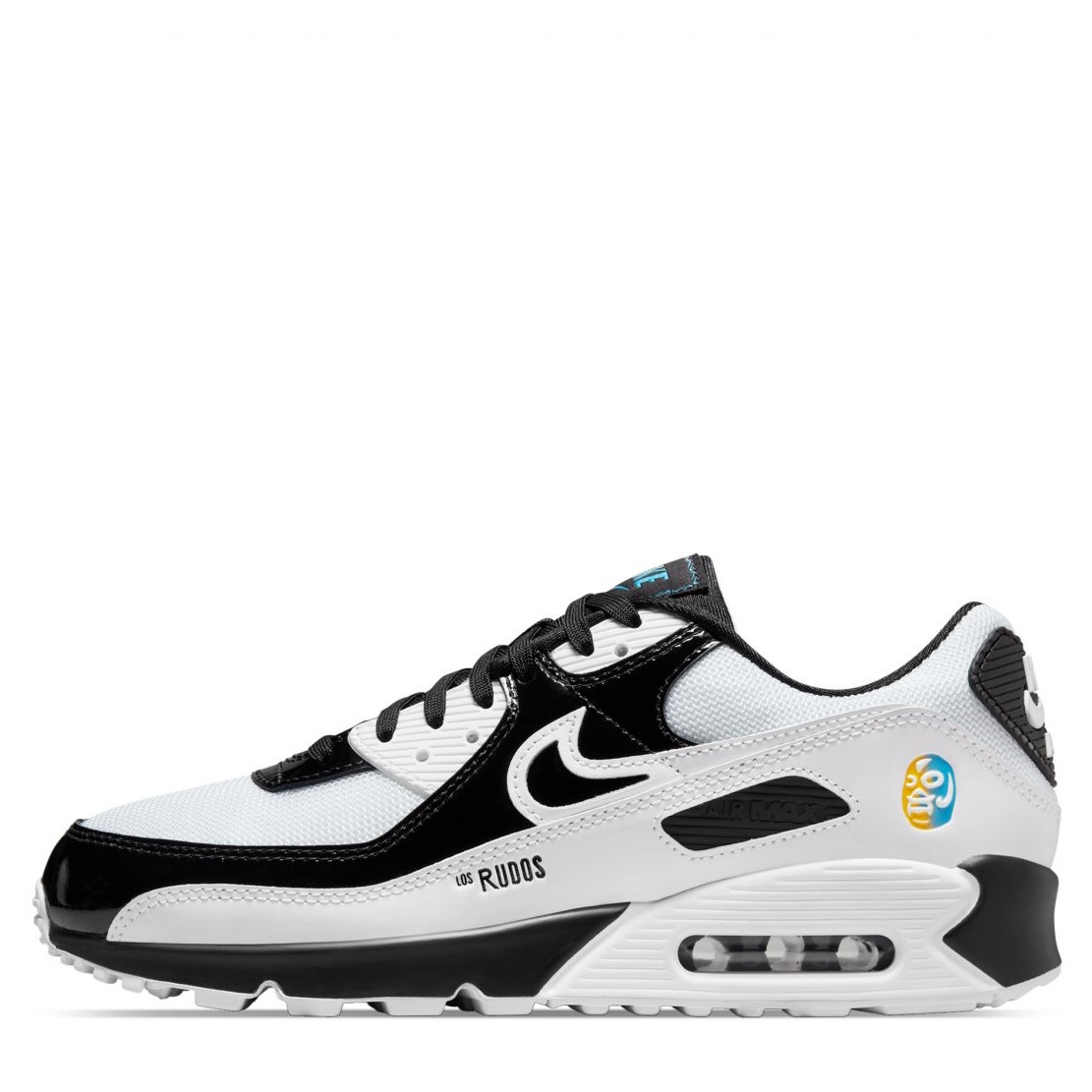 Tenis Nike Air Max 90 Lucha Libre White Black (DM6178-010)