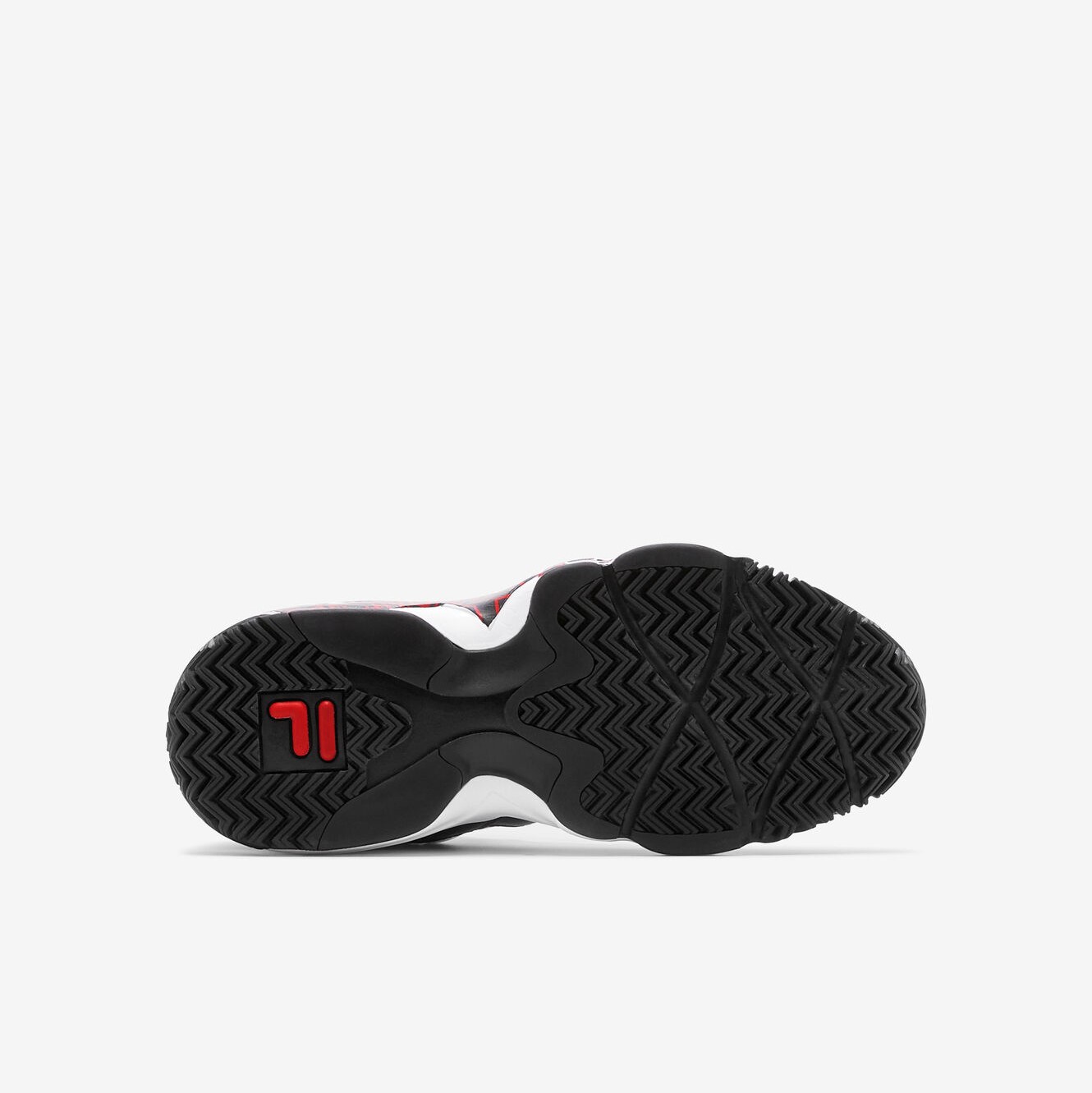 Tenis Fila MB Blanco Negro Rojo de Niños
