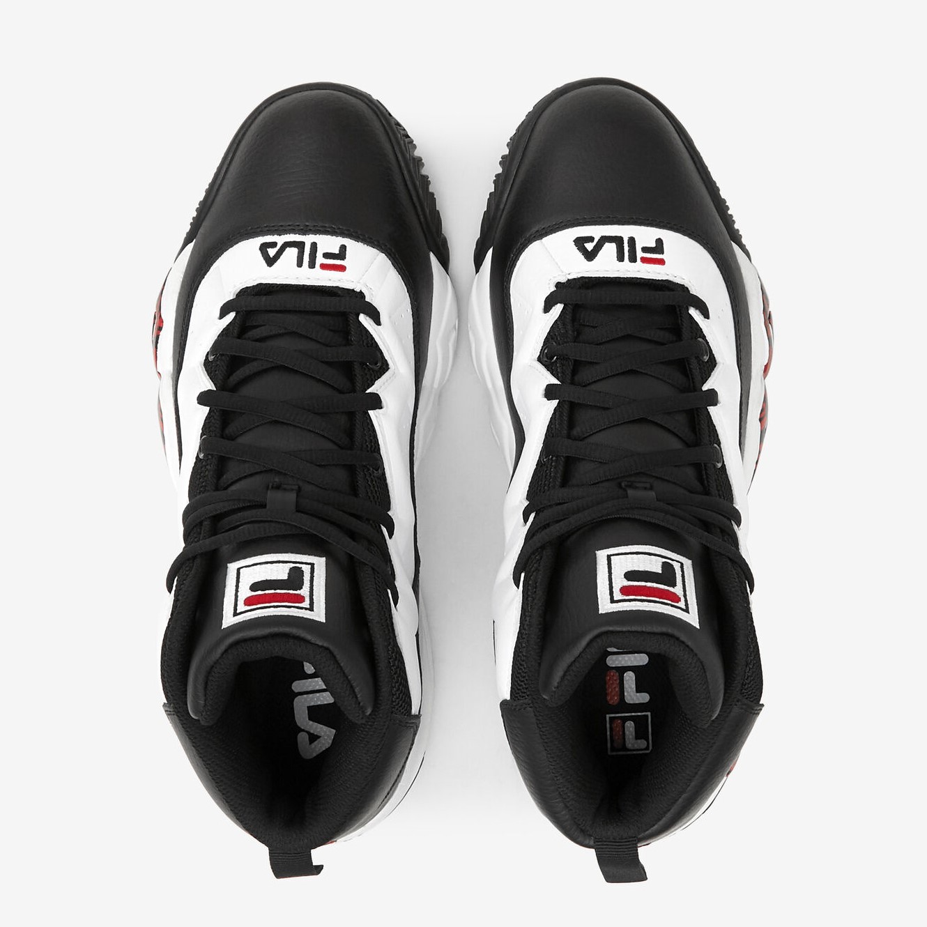 Tenis Fila MB Blanco Negro Rojo de Niños