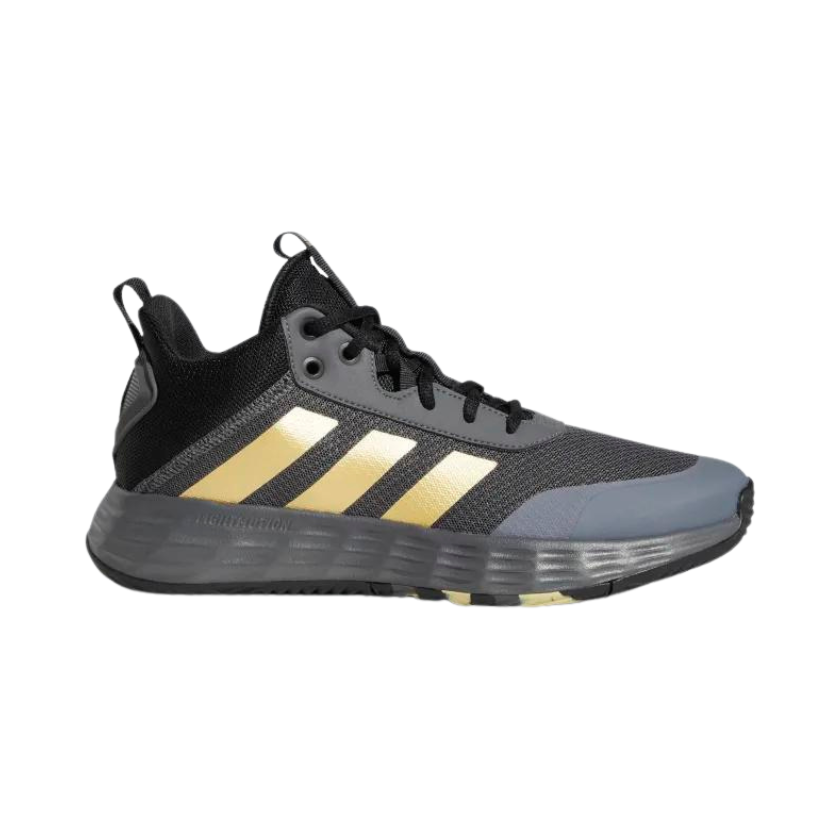 Tenis Adidas Ownthegame Negro Oro de Caballero Original