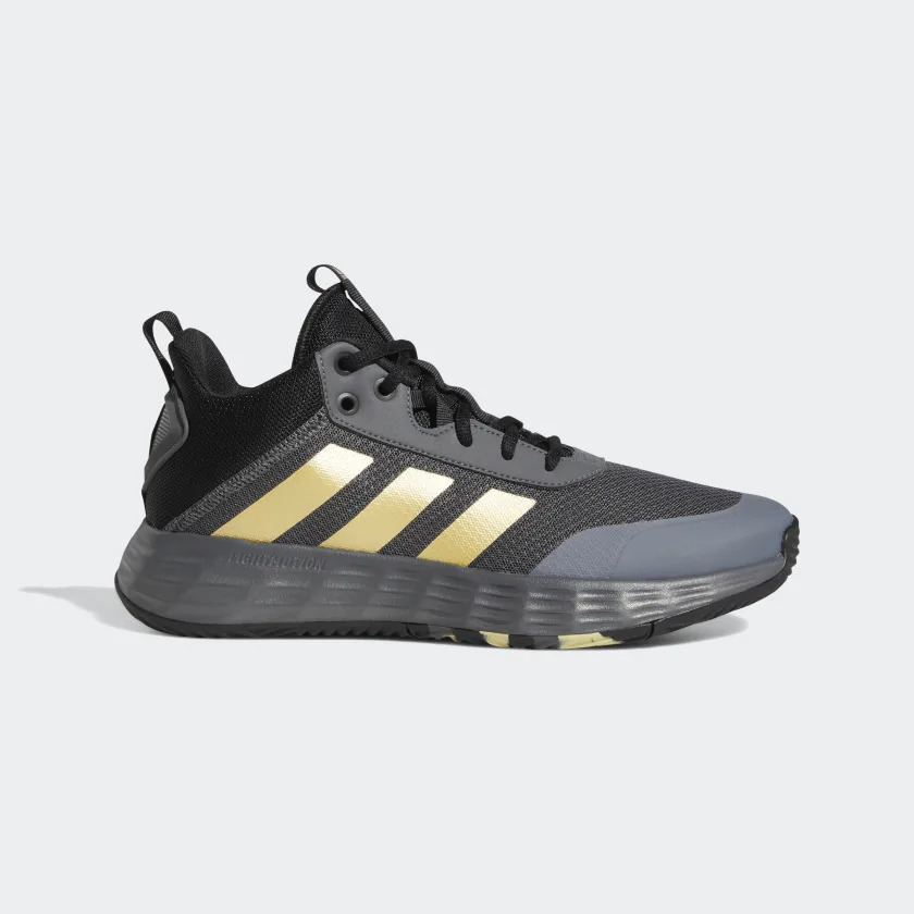 Tenis Adidas Ownthegame Negro Oro de Caballero Original