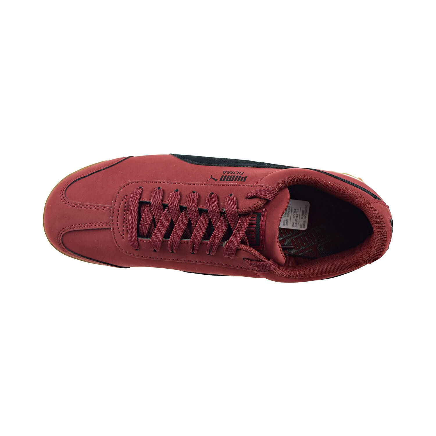 Tenis Puma Roma Smooth Vino Negro De Caballero