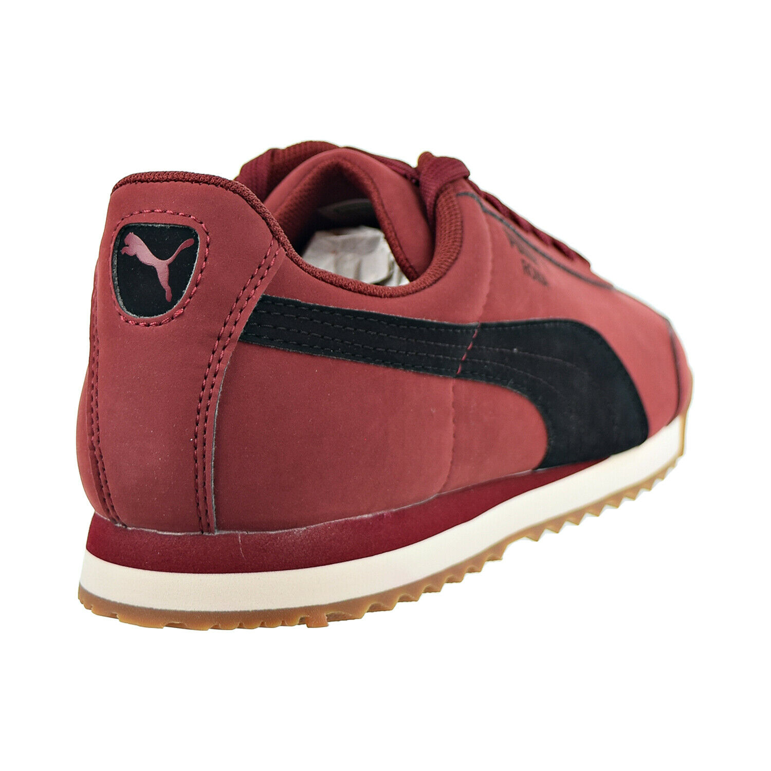 Tenis Puma Roma Smooth Vino Negro De Caballero