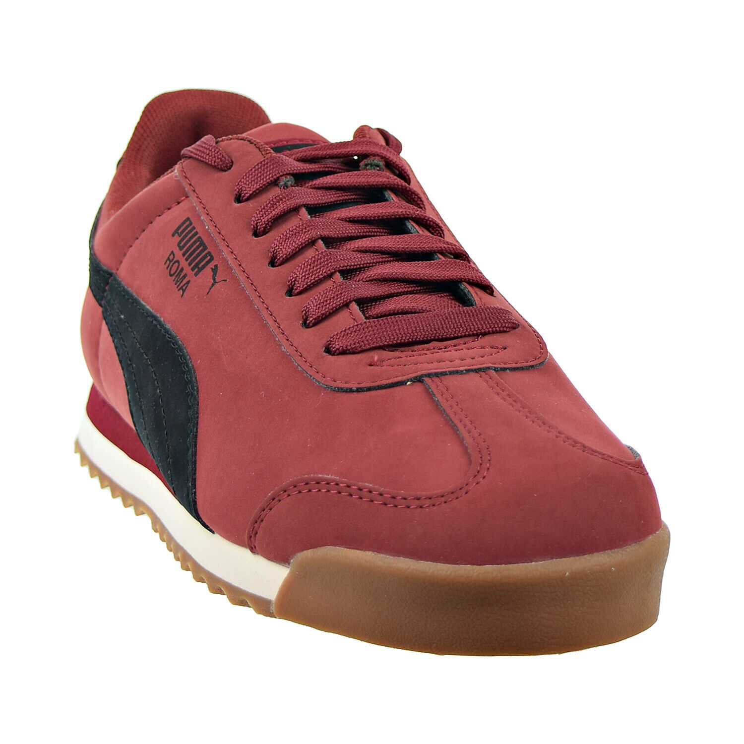 Tenis Puma Roma Smooth Vino Negro De Caballero