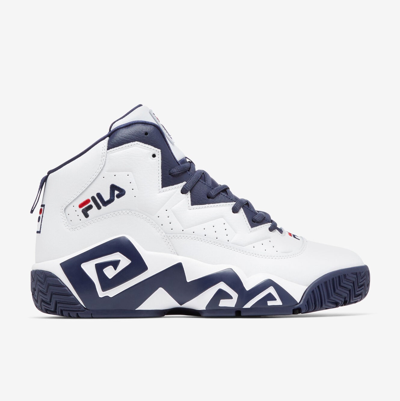 Tenis Fila MB Blanco Azul Marino de Caballero