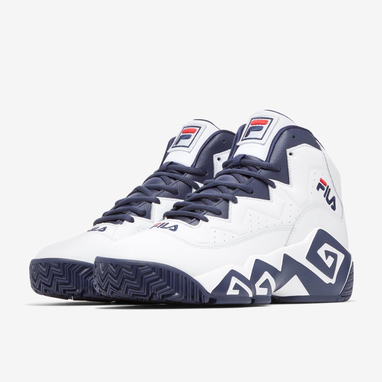 Tenis Fila MB Blanco Azul Marino de Caballero