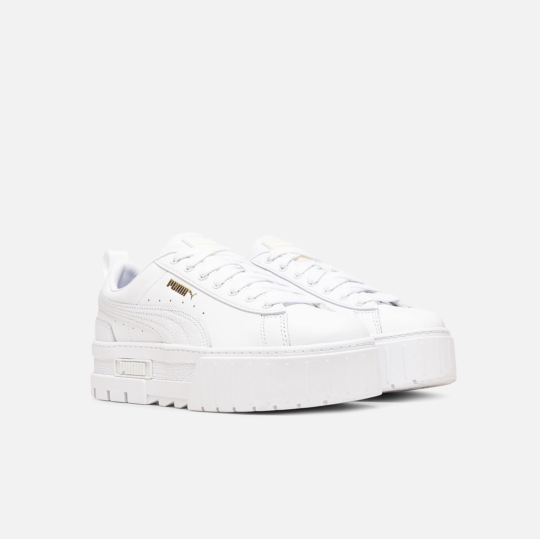 Tenis Puma Mayze Plataforma Blanco De Dama