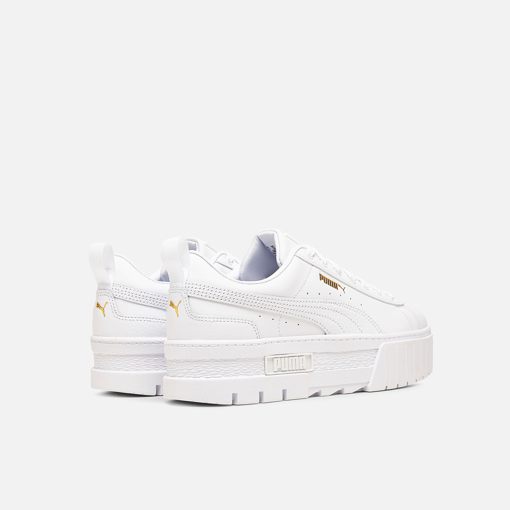Tenis Puma Mayze Plataforma Blanco De Dama