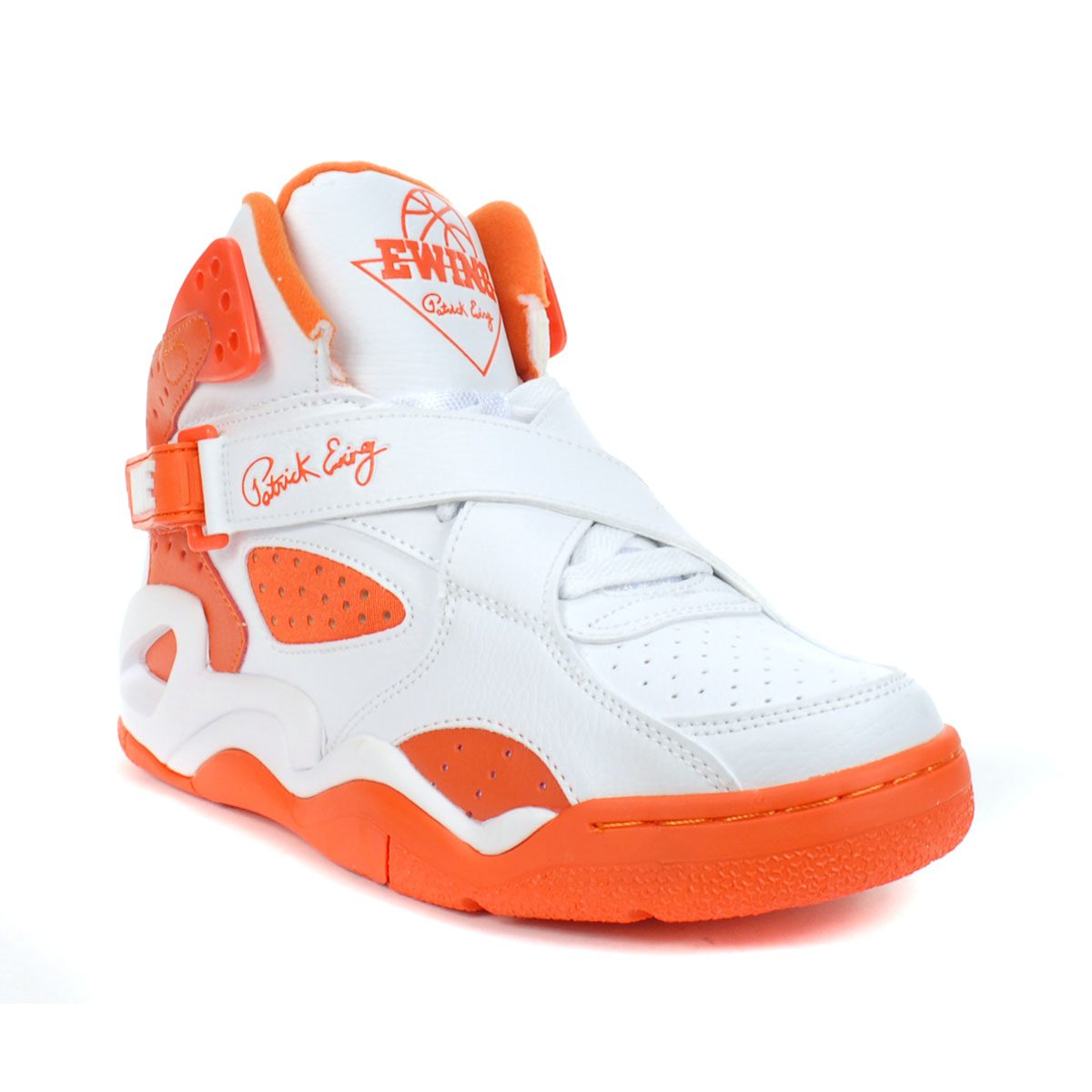 Tenis Patrick Ewing Rogue Blanco Naranja Caballero Original