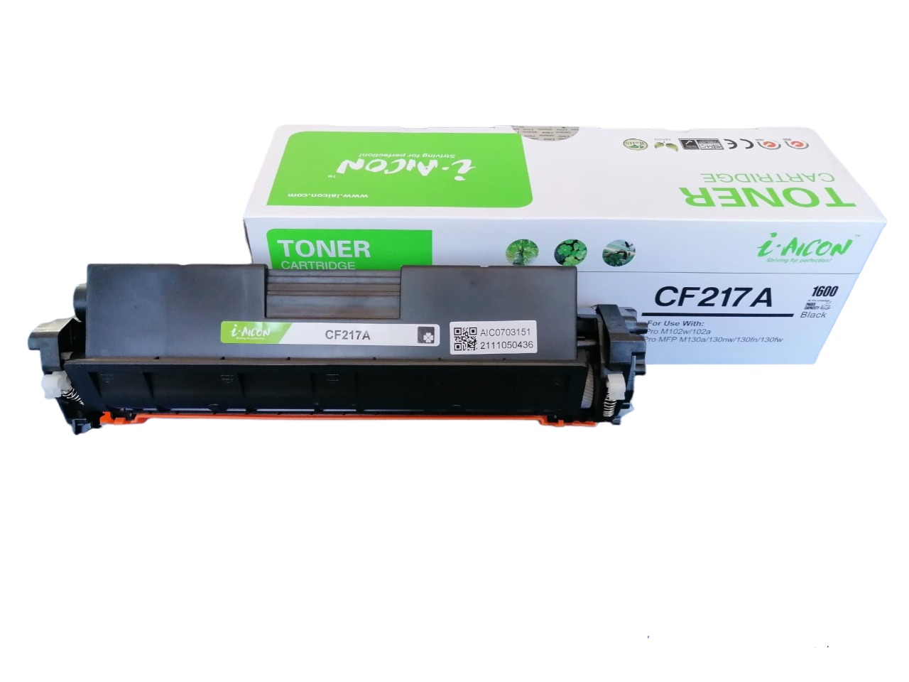 Cartucho tóner CF217 A (17 A) compatible genérico nuevo, para uso en HP PRO M102, M130MFW, M130FN