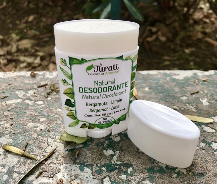 Desodorante natural Turati aroma Bergamota-Limón 3 piezas