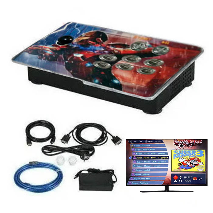 Consola tablero Arcade Pandora 5 WIFI 32GB 8 mil juegos dividida en 2 partes Civil War