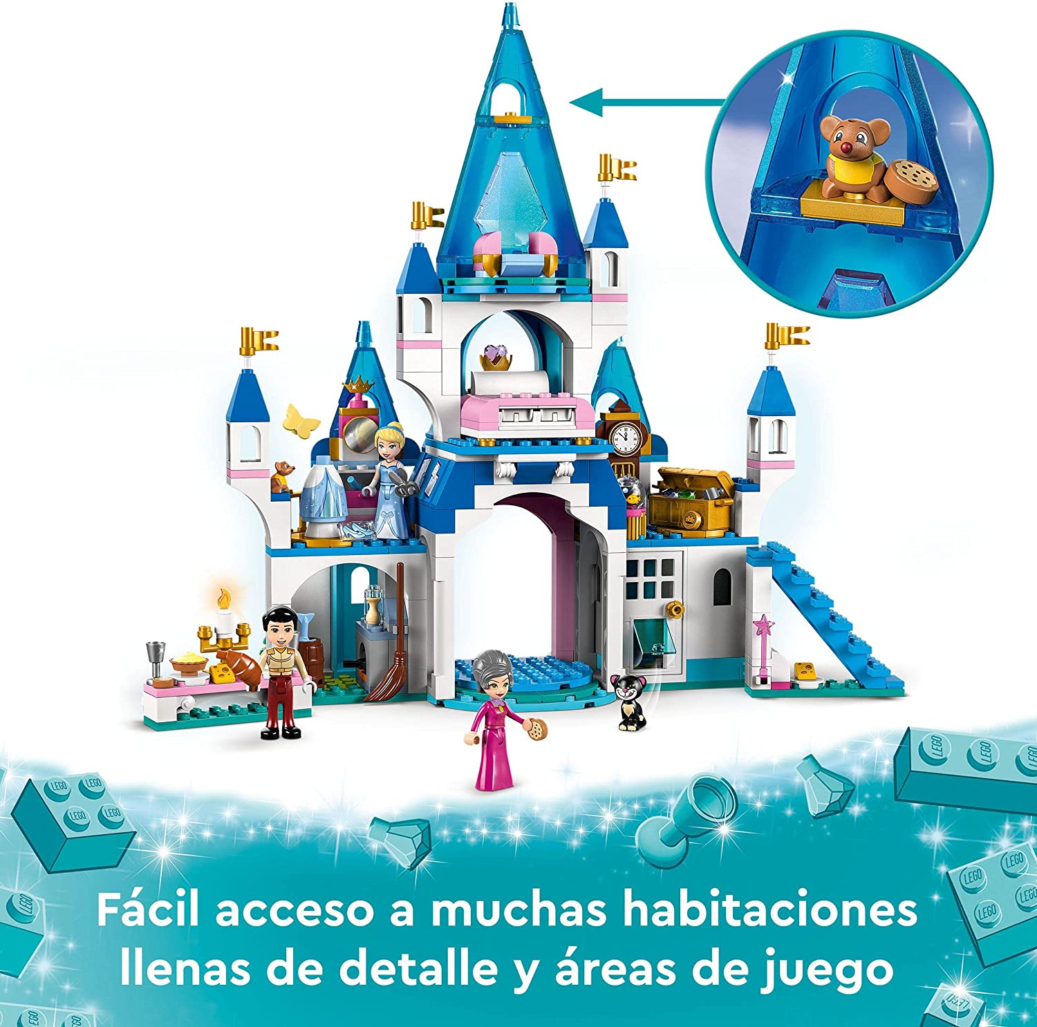 Castillo Lego Disney Cenicienta Lego Disney Castillo De Cenicienta