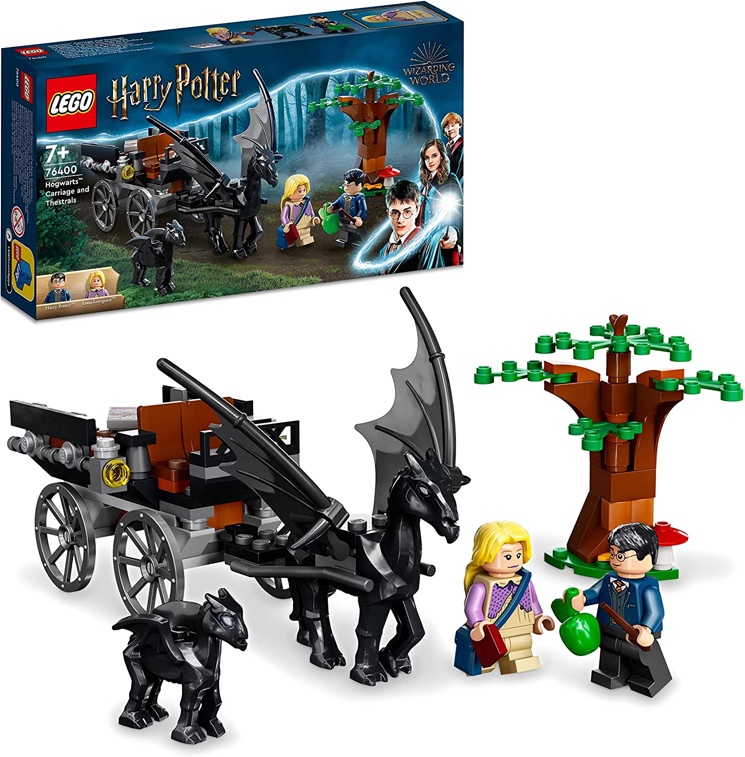 Lego Harry Potter Carruaje y Thestrals de Hogwarts 76400