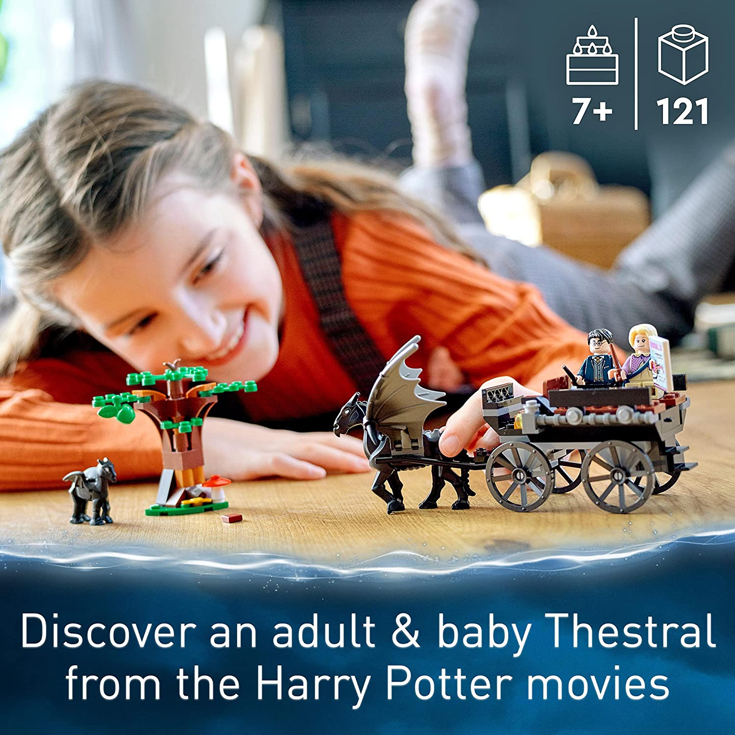 Lego Harry Potter Carruaje y Thestrals de Hogwarts 76400