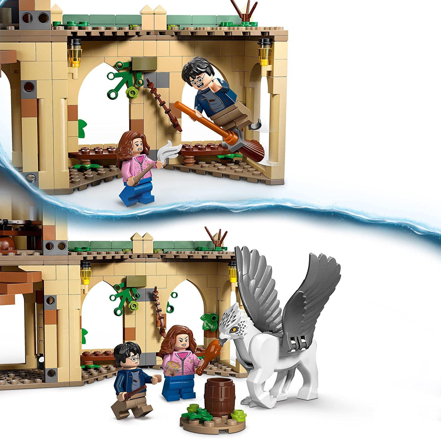 LEGO Harry Potter Castillo de Hogwarts con Botes y Animales