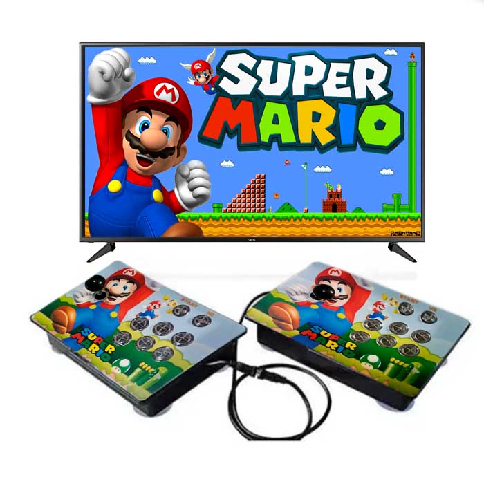 Consola tablero Arcade Pandora 5 WIFI 32GB 8 mil juegos dividida en 2 partes Super Mario