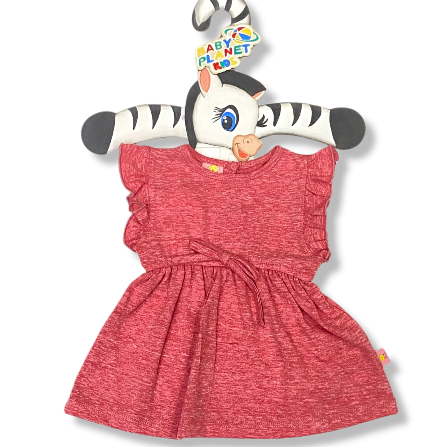 Vestido Ligero Moño En La Cintura Para Bebé Niña 0 A 18 M