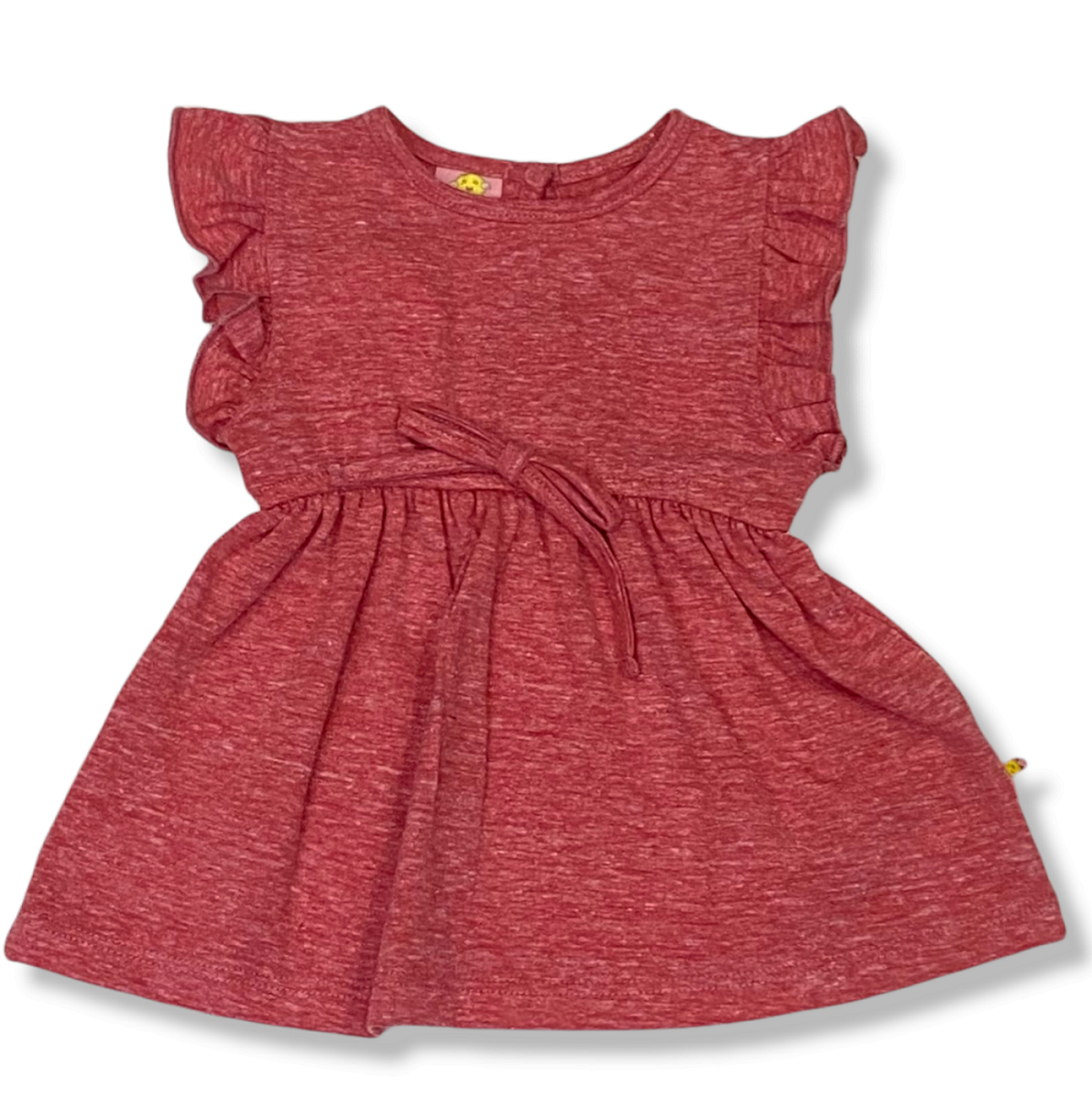 Vestido Ligero Moño En La Cintura Para Bebé Niña 0 A 18 M