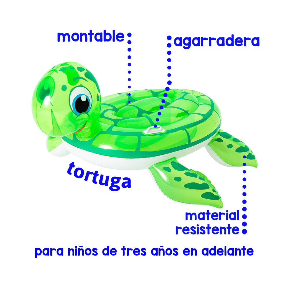Inflable Salvavidas De Tortuga Flotador Para Niño