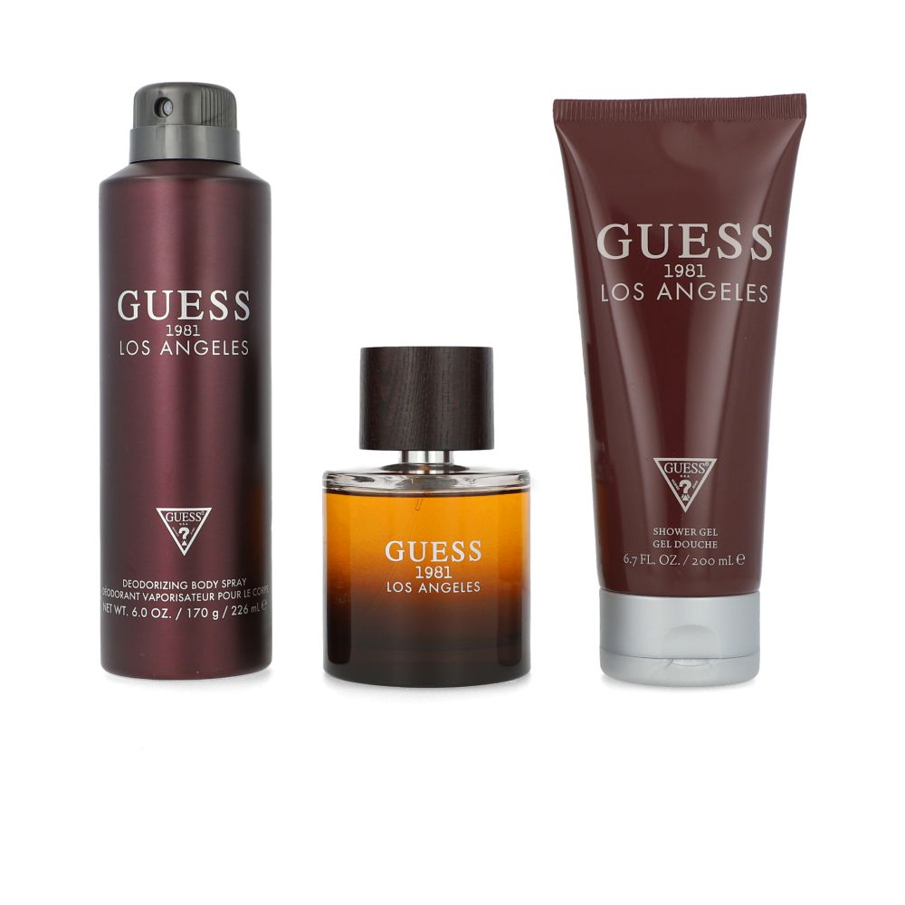 Estuche Guess 1981 Los Angeles 3 pzs Hombre