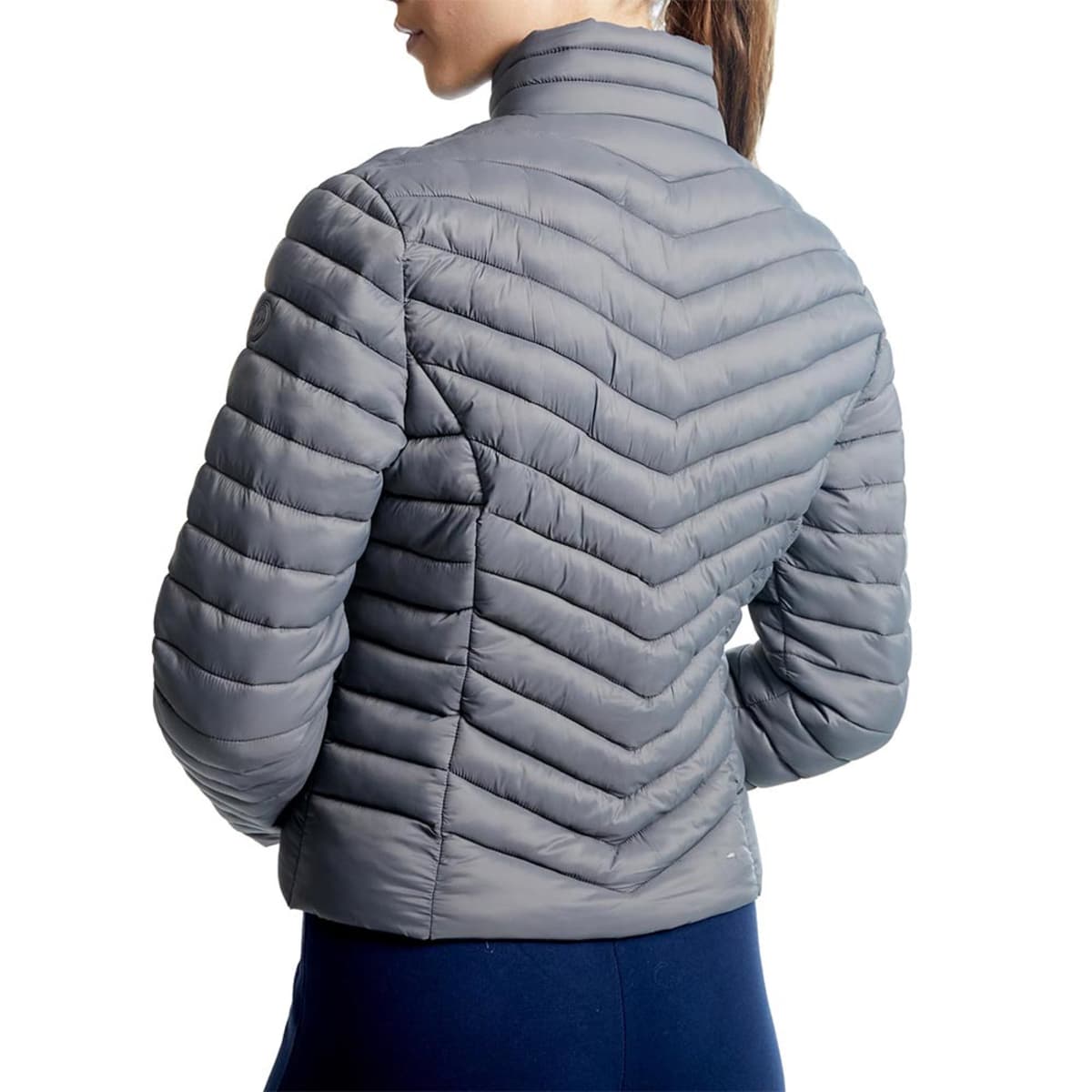 Chamarra Holly Land para mujer color gris humo, mod. 1033726