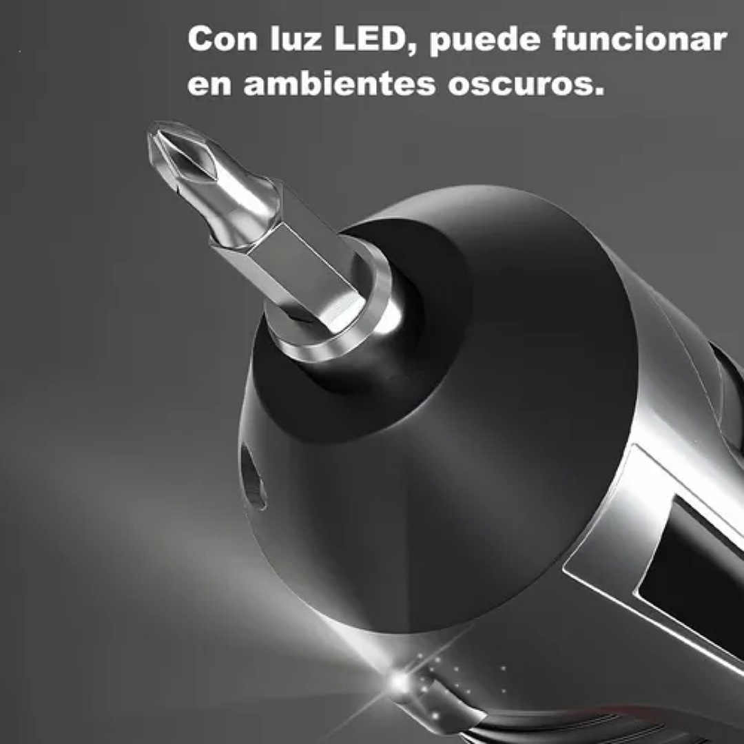 Destornillador Eléctrico Atornillador Inalámbrico 47pcs 3.6v